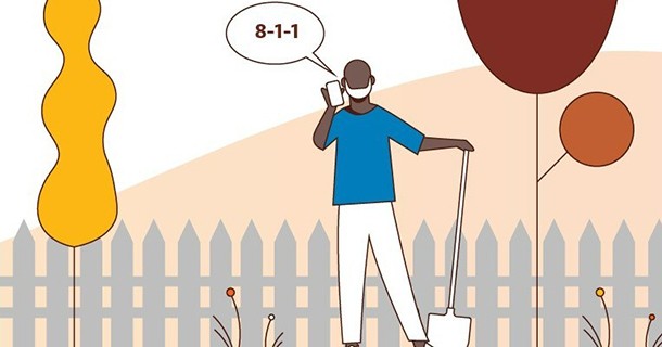 safe digging illustration