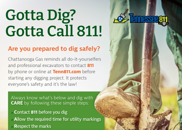 Safe Digging Newsletter Graphic